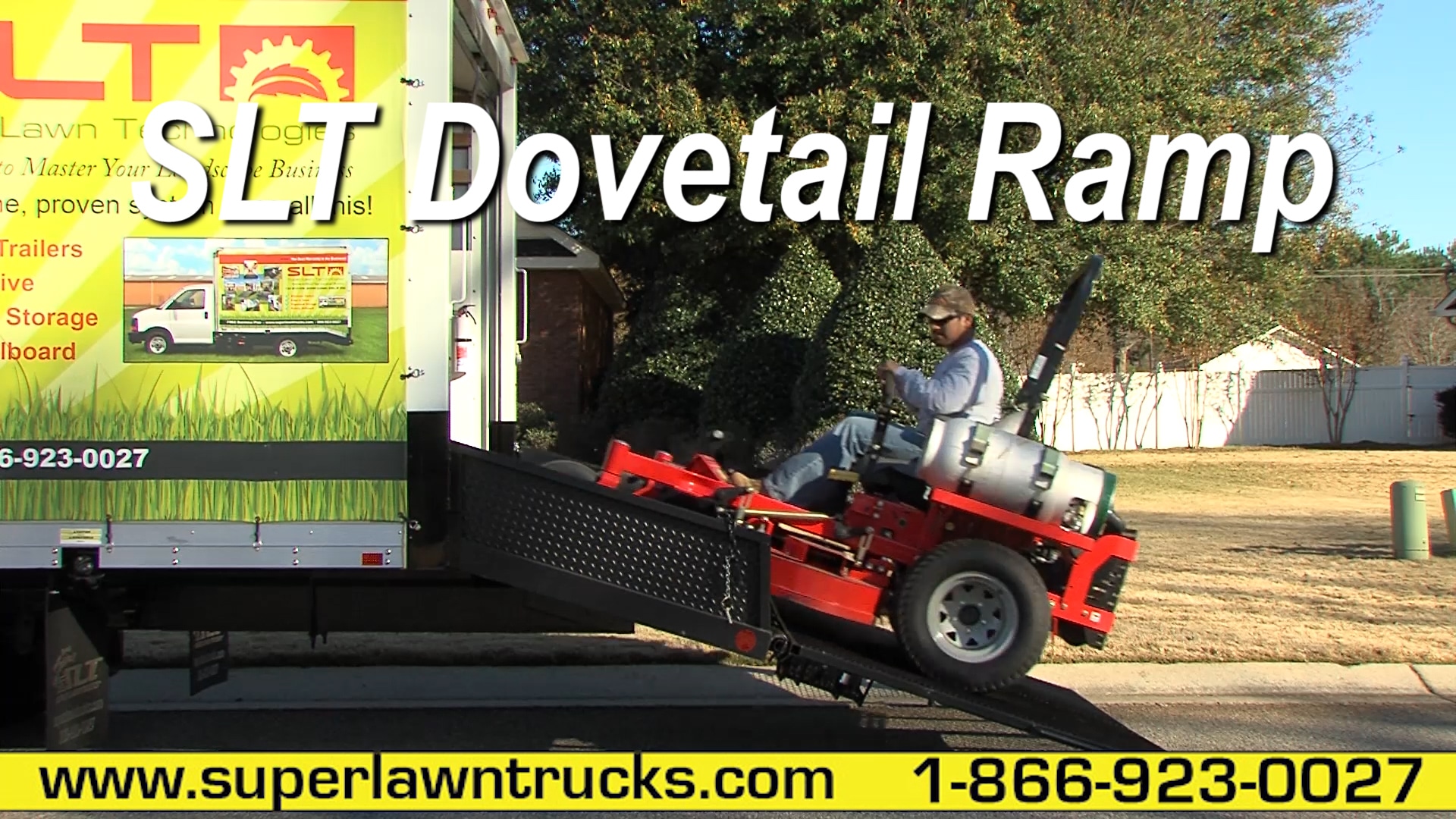 SLT Dovetail Ramp Option - Super Lawn Trucks