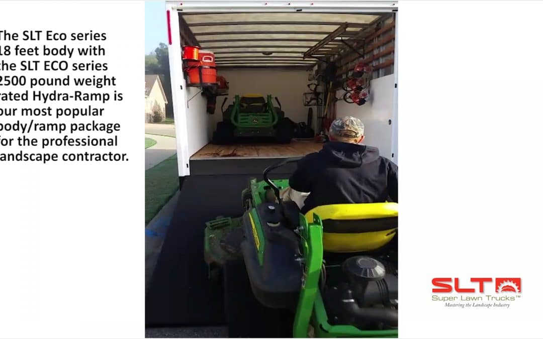 Loading John Deere Mowers with the SLT Eco Series Hydra-Ramp