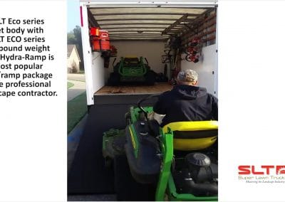 Loading John Deere Mowers with the SLT Eco Series Hydra-Ramp