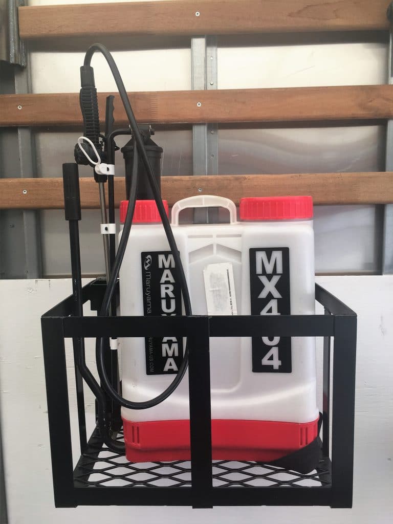 Back Pack Sprayer Rack $160.00 - Super Lawn Trucks