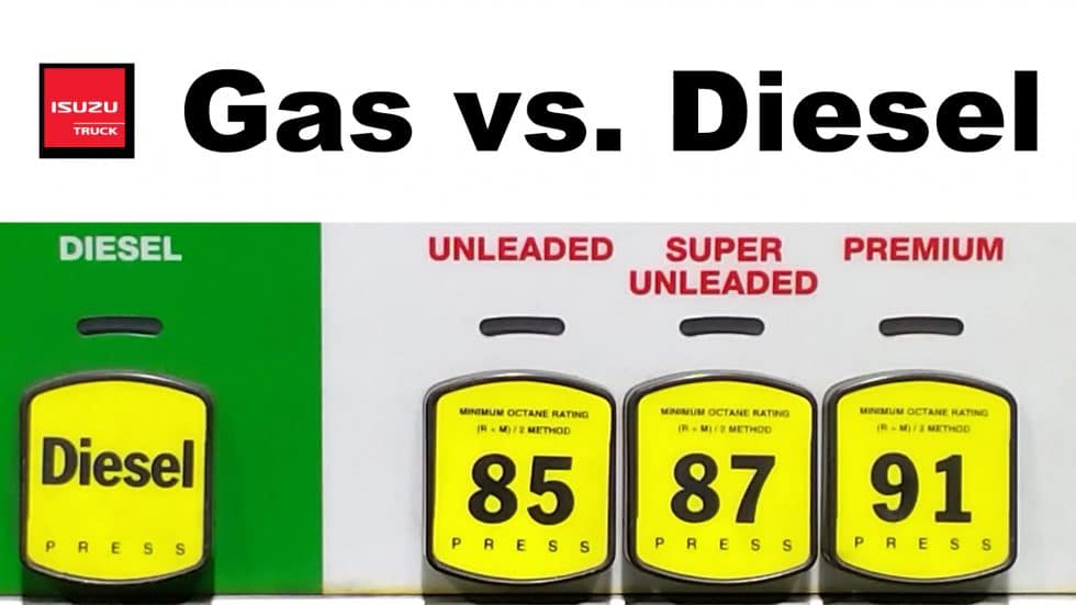 Isuzu Diesel Powered Trucks Versus Isuzu Gas Powered Trucks Which