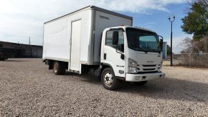 *USED 2017 Isuzu, 1F404 Gas, Single Cab, 18 Foot, Eco Series