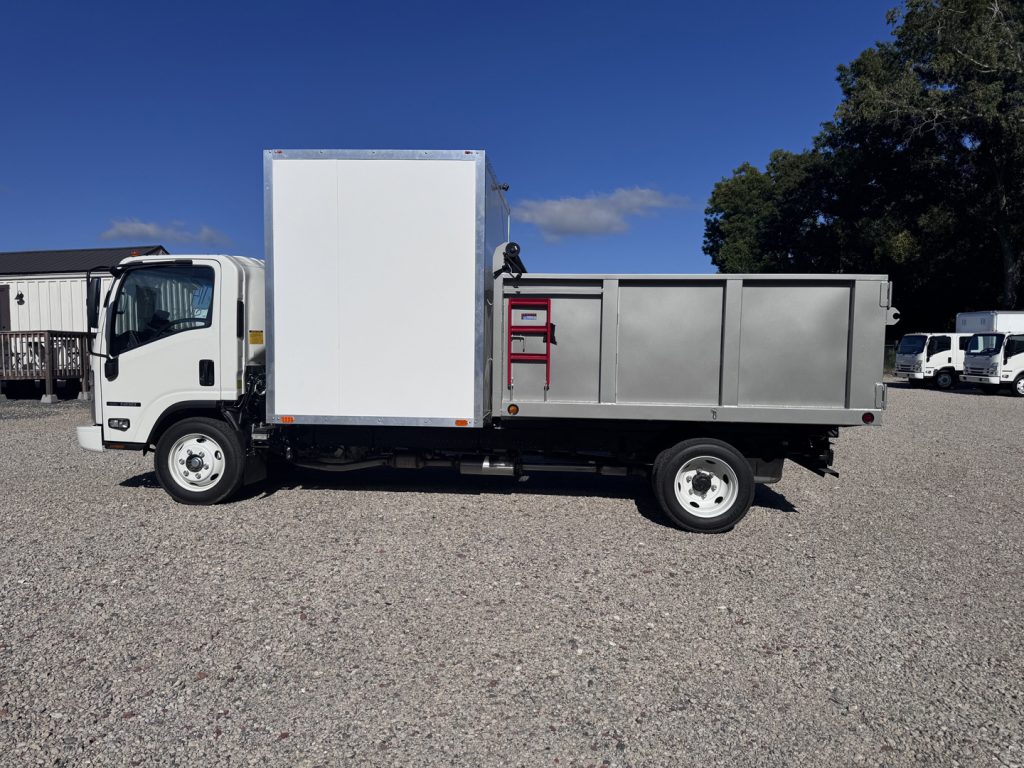 *NEW 2026 Isuzu Gas 1U404, Single Cab, Canyon 10′ Dump and 6′ Tool Shed SCT with 48″ Roll Up Door