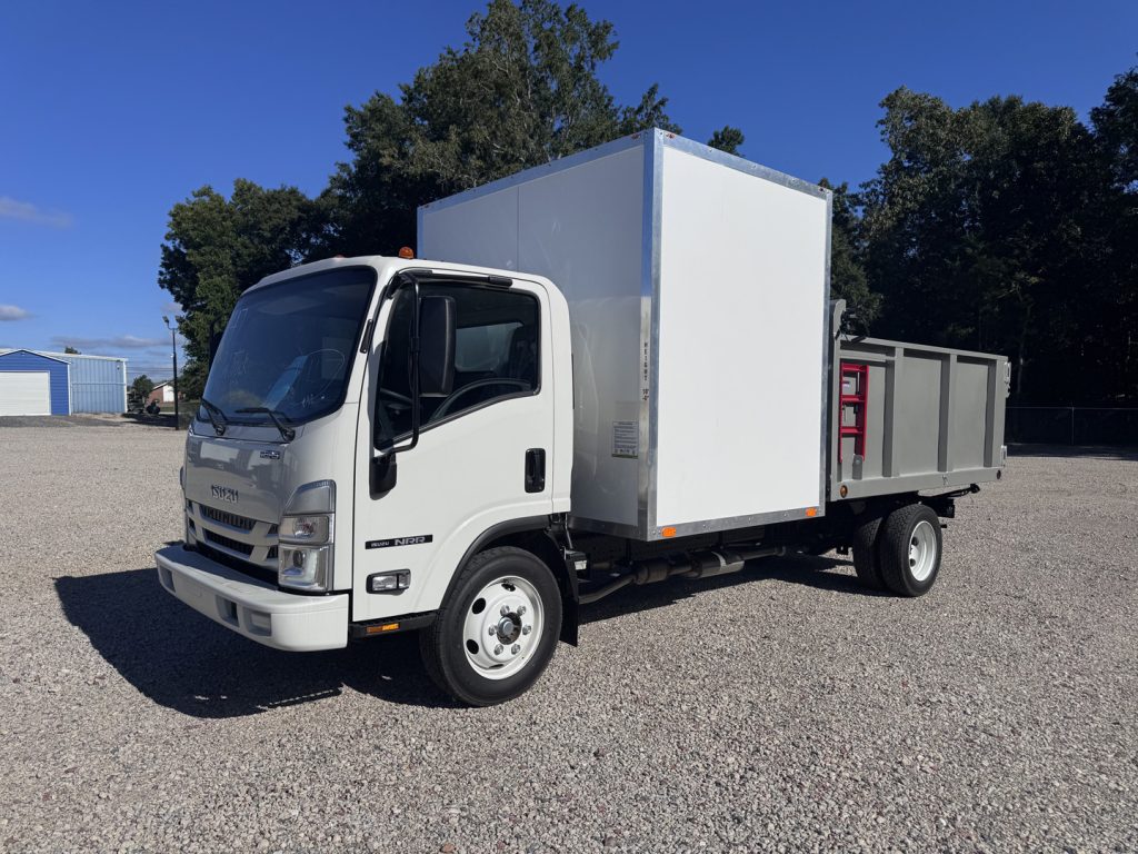 *NEW 2026 Isuzu Gas 1U404, Single Cab, Canyon 10′ Dump and 6′ Tool Shed SCT with 48″ Roll Up Door