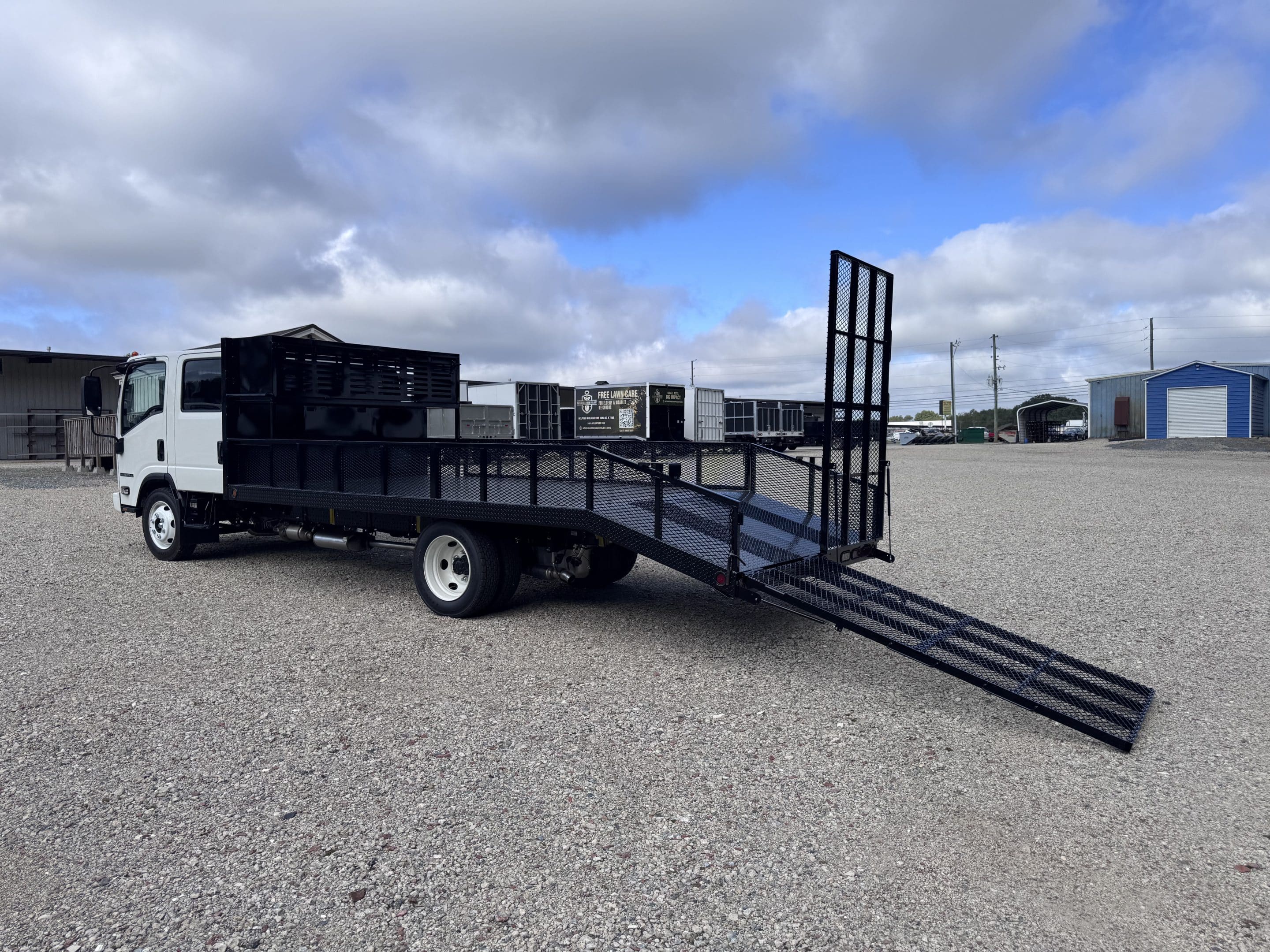 *NEW 2027 Isuzu, 1G404 Gas, Crew Cab, 18 Foot Open Landscape